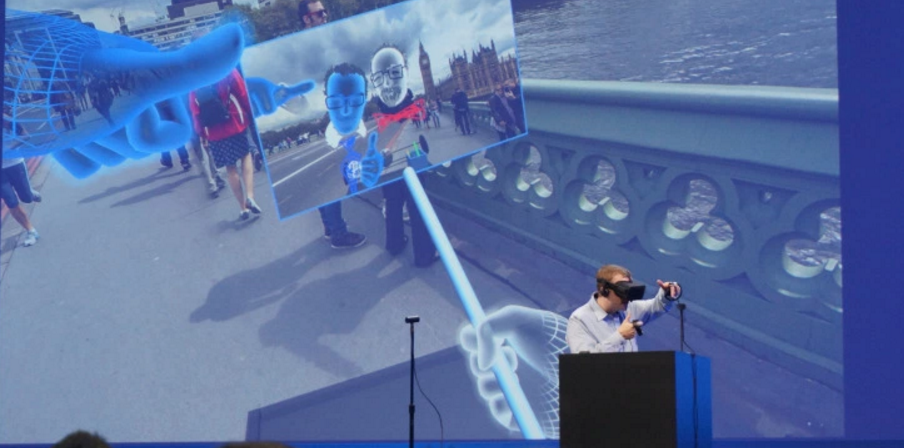 Facebook Oculus demos a Virtual Reality Selfie Stick