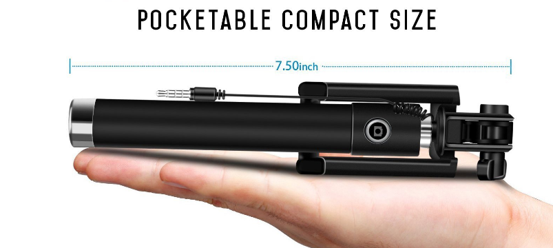 ivoltaa budget wired selfie stick